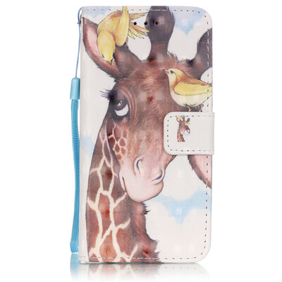 

Giraffe Design PU Leather Flip Cover Wallet Card Holder Case for IPHONE 6