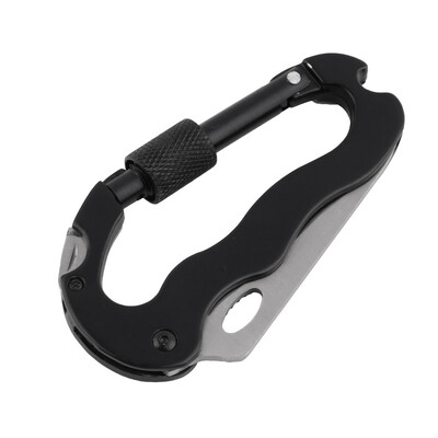 

Steel Outdoor Camping Climbing Multifunction Hook Carabiner Keychain Tool