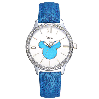 

Disney (Disney) female watch Korean version of the fashion Mickey watches middle school students luminous pointer quartz watch ladies watch MK-11008L