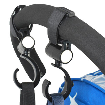 

MyMei Baby Stroller Hook Easy Infant Stroller Parts Universality 360 Degree Hook 2Pcs
