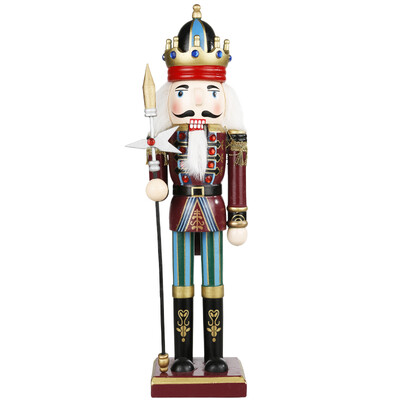 

Flower Collection Nutcracker Soldier Puppet Creative Cartoon People Kids Room Christmas Gifts Home Decoration Decoration HM17A30 Guard Spear