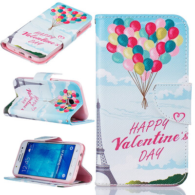 

Balloon Design PU Leather Flip Cover Wallet Card Holder Case for SAMSUNG GALAXY J5