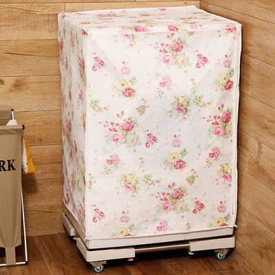 

Ou Runzhe washing machine cover PEVA roller side open waterproof and dustproof sunscreen