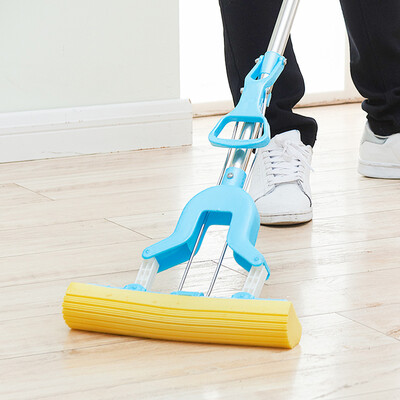

ShuangQing ShuangQing cotton mop folding water squeeze mop stainless steel rod SQ-2801