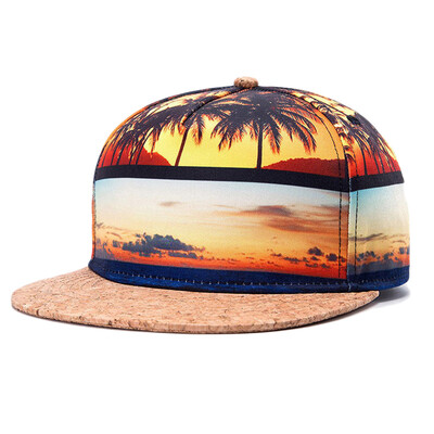 

(IKEWA) BQM033 бейсбольная шляпа мужчины и женщины Корейская версия весна и лето улица прилив мужская пара горячий 3D стерео сшивание хип-хоп шляпа солнце шляпа желтый