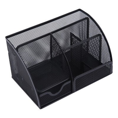 

M&G ABT98450 Multifuctional Metal Mesh Pen Pencil Holder Container
