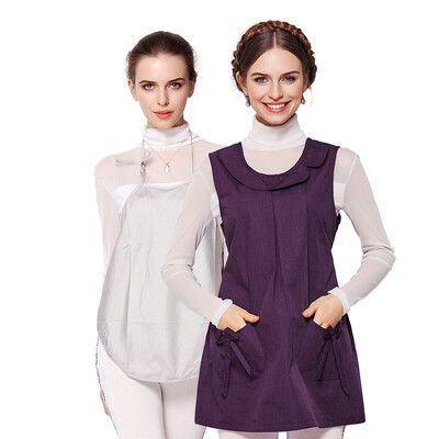 

Jing Qi pregnant women radiation protection clothing pregnant women silver fiber belly clothes suit four seasons dark purple  code JC8372A