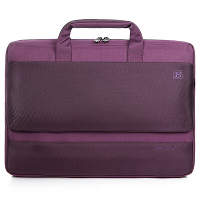 

British BRINCH computer bag 146-inch waterproof nylon material portable shoulder notebook computer bag BW-203 purple