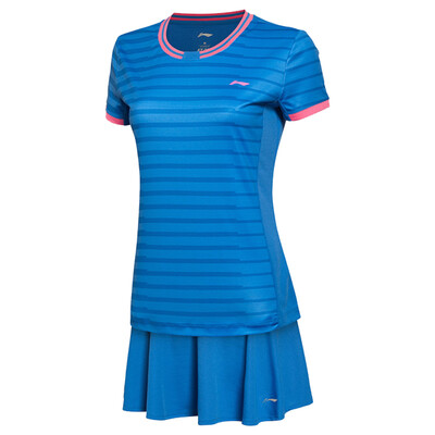 

Li Ning LI-NING AATL006-1 Бадминтон Женский конкурс Костюм Приморский синий XL