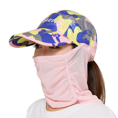 

[Супермаркет] Jingdong Виагра ребенок (IKEWA) ZYM0016lan женщина лето защиты от солнца шляпы ВС шляпы шапки открытого шлет скалолазание, охватывающую ее лицо синим шлют джунгли шляпу быстросохнущей