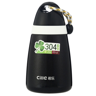 

[Jingdong Supermarket] Xileu insulation Cup 260ml stainless steel vacuum insulation cup portable cups men and women with children's cup XB-16215 fire dragon purple