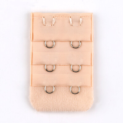 

Women Bra Strap 2 Hooks 3 Rows Belt Extender Clip Clasp Buckle Accessories