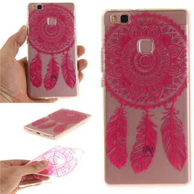 

Rose wind chimes Pattern Soft Thin TPU Rubber Silicone Gel Case Cover for HUAWEI P9 LITE