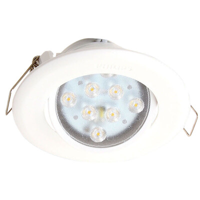 

[Jingdong supermarket] Philips (PHILIPS) LED lighting 70mm hole embedded cattle eye lamp adjustable angle light white sparkle 3W 2700K