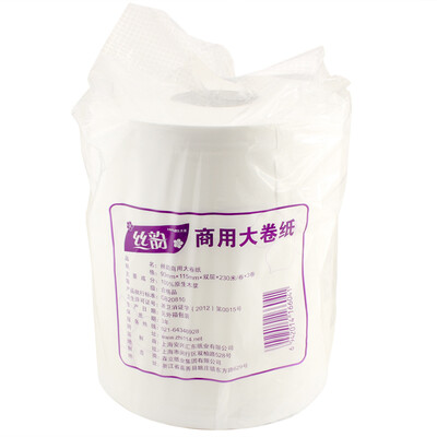 

Silk rhyme large paper 115mmx93mmx16 grams x2 layer x230 m 12 rolls box