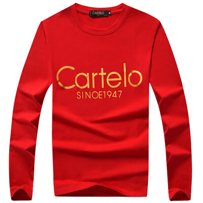 

CARTELO мужской повседневный лонгслив круглый воротник
