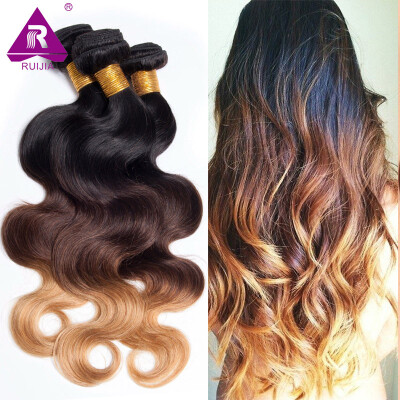 

Ombre Brazilian Hair Extension Bundles 9A Brazilian Virgin Hair Ombre Body Wave 3PC/Lot Ombre Brazilian Human Hair Weave T1b 4 27