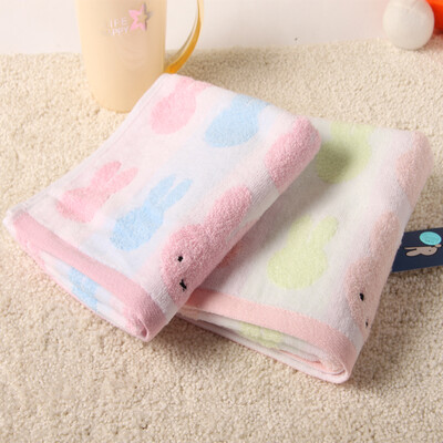 

Gold towel home textile Miffy flawless jacquard cartoon towel two loaded 86g strip 7434cm