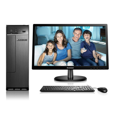 

Lenovo (Lenovo) H3060 настольного офис Компьютеры (беспроводная карта G3900 4G 500G DVD Bluetooth трехдверного Win10) 20 Yingcun