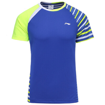

Li Ning LI-NING AAYL117-1 Бадминтон мужской турнир футболка Dream Blue XL