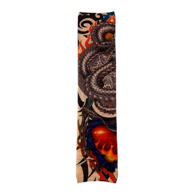 

1pc Fake Tattoo Elastic Arm Sleeve Arm Stockings Sport Skins Sun Protective