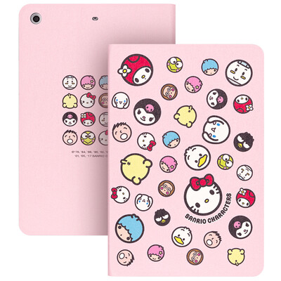 

Hello Kitty iPad mini1 / 2/3 Case / Cartoon Case Smart Sleeping Holster Round Pink