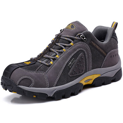 

TFO climbing shoes outdoor high shock absorber breathable comfortable low to help leather climbing shoes 842728 male carbon gray 43