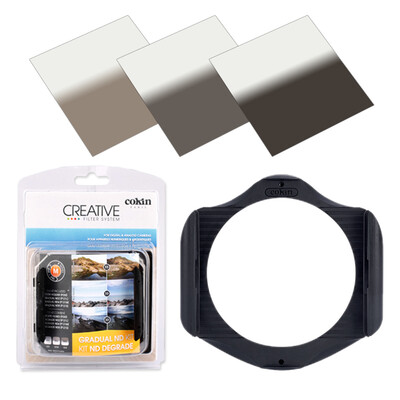 

Cokin H250A Jacket 121L121M121S Gradient Mirror Kit GND P Series Filter Kit for 48mm-82mm Lenses