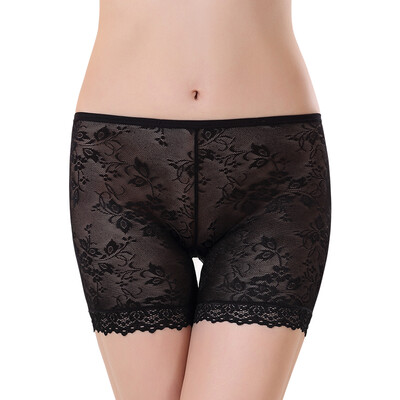 

Jingdong supermarket Yu Zhaolin sexy security pants anti-light pants comfortable lace hollow underwear flat angle women&39s underwear 2 uniforms