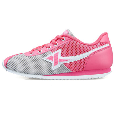 

Специальный шаг (XTEP) женский модный удобный сетчатый дышащий движок Agan Casual shoes 986218329973 серый красный 36