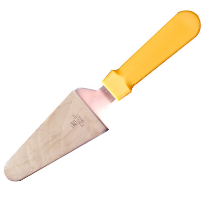 

Three pizza blade stainless steel cake shovel (orange plastic handle) SN4875