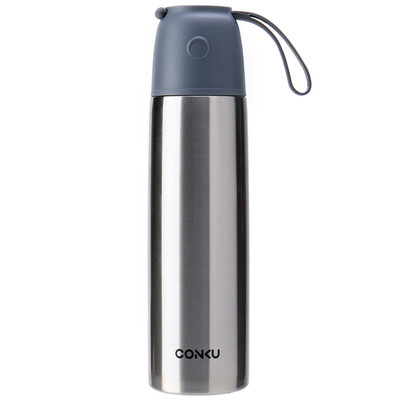 

Kangku (conku) портативные пулевые боеголовки 500ML мужчины и женщины 304 нержавеющая сталь с канатной спортивной чашкой детский студенческий кубок ZB500 персонаж