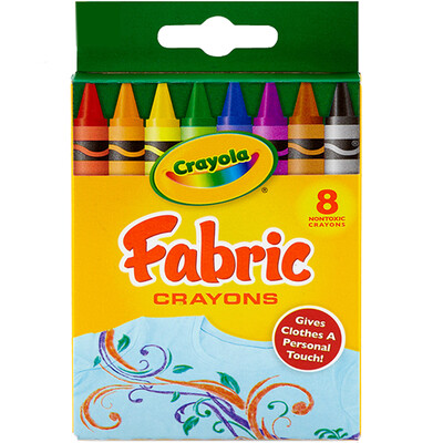 

Painted Crayola Crayola 8 color clothing with crayons 52-5009