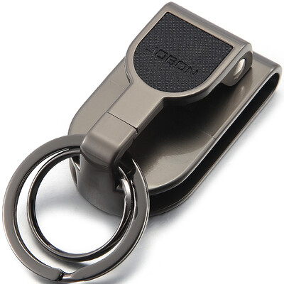 

[Jingdong Supermarket] JOBON Bangzhong key ring car key chain ring two-way double key ring convenient removal ZB-058C silver