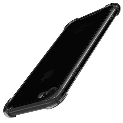 

ESCASE iPhone8 7 mobile phone shell Apple 87 phone sets TPU all-inclusive air bag drop soft shell through black