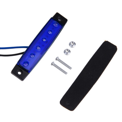 

1шт 6 светодиодных автомобилей Грузовой автомобиль Прицеп Индикаторы бокового габаритного света лампы 12V