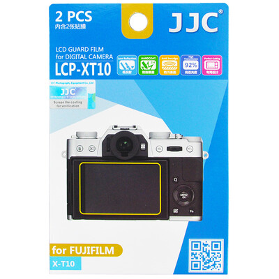 

JJC LCP-XT10 XT10 XT10 посвященных камеры Fuji пленки экрана защитной пленка с высокой проницаемостью защитной пленкой экрана царапины рукав 2