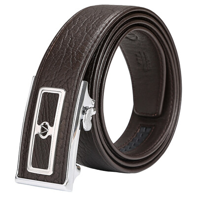 

Giovanni Valentino (GIOVANNI VALENTINO) Men's Belt Business Casual Seal Leather Belt Simple Fashion Automatic Button 542012320 Brown