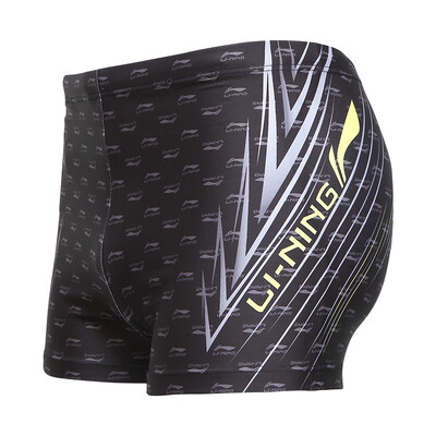 

Li Ning LI-NING swim trunks fashion swimsuits men&39s flat-angle printing swimsuit LSSL081-2 deep blue XXXL