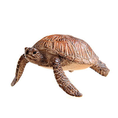 

Si Le Schleich German brand toys handmade paint color marine wildlife simulation animal model children puzzle early teaching aids - turtle SCHC14695
