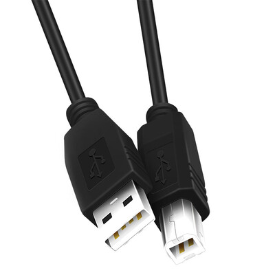 

SZ SZ-PL18B high-speed USB port printer data cable 20 engineering grade flame retardant printing line cable double shield AM BM 18 m black