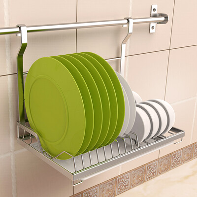 

ZhaoMuZhiJia Kitchen Shelf Wall Hanging Folding Bowl Leakage Shelf Storage Rack Wall Rack Plate