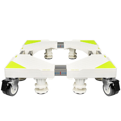 

Jia Pei WA-328S8 fixed mobile washing machine base bracket washing machine rack bracket refrigerator base 4 double 8 fixed feet double tube buckle panel white