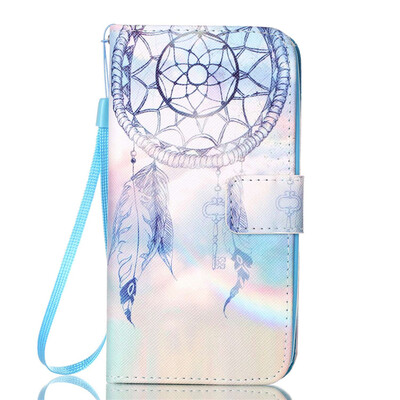 

Dreamcatcher Design PU Leather Flip Cover Wallet Card Holder Case for LG K7
