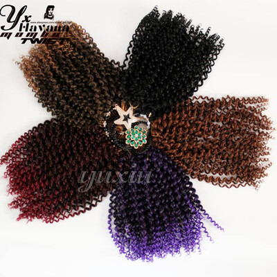 

Synthetic Curly Hair Extensions Crochet Braids Hair Freetress Deep Twist Weave Afro Kinky Curly Hair