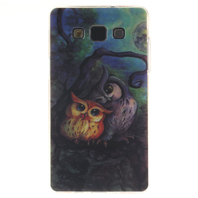 

Картина маслом Сова Pattern Мягкий тонкий ТПУ Резиновая крышка силиконовый гель чехол для SAMSUNG GALAXY A3