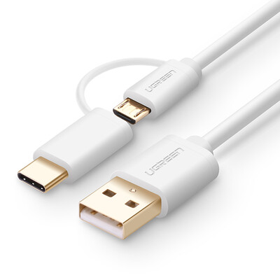 

UGREEN Micro USB + Type-C charging and data transfer cable