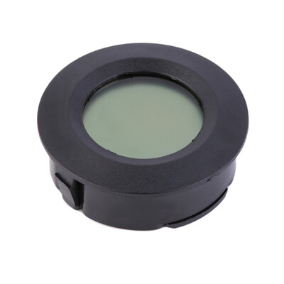 

Roundish Mini Digital Cigar Humidor Hygrometer Thermometer Round Face