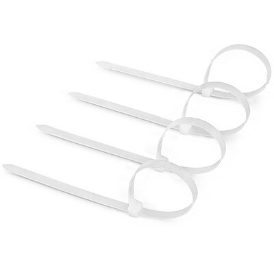 

Ning-shengwei NL-6010B Self-locking nylon cable tie 8 300 white 100 fixed plastic buckle bundle tie line