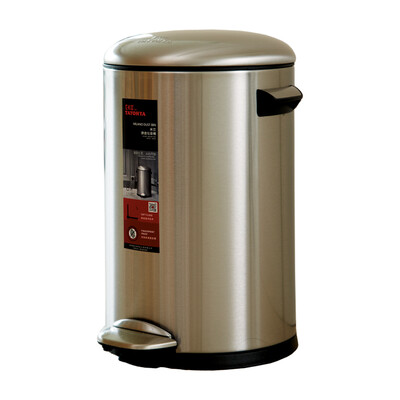 

Multi-room (TAYOHYA) Milan mute trash can have a foot-on cleaning bucket sand steel -12L